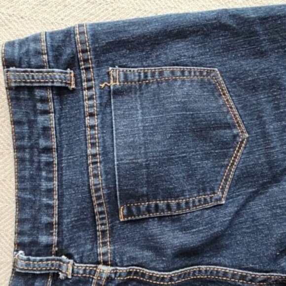 Dots Jeans Women's Size 12 Regular (W34xL28) Tapered Leg Stretch Dark Wash Blue - Picture 13 of 16